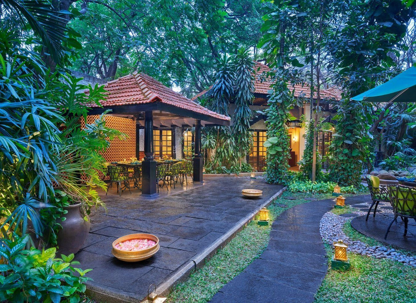 Luxury dining ambience at Karavalli restaurant on Residency Road Bangalore