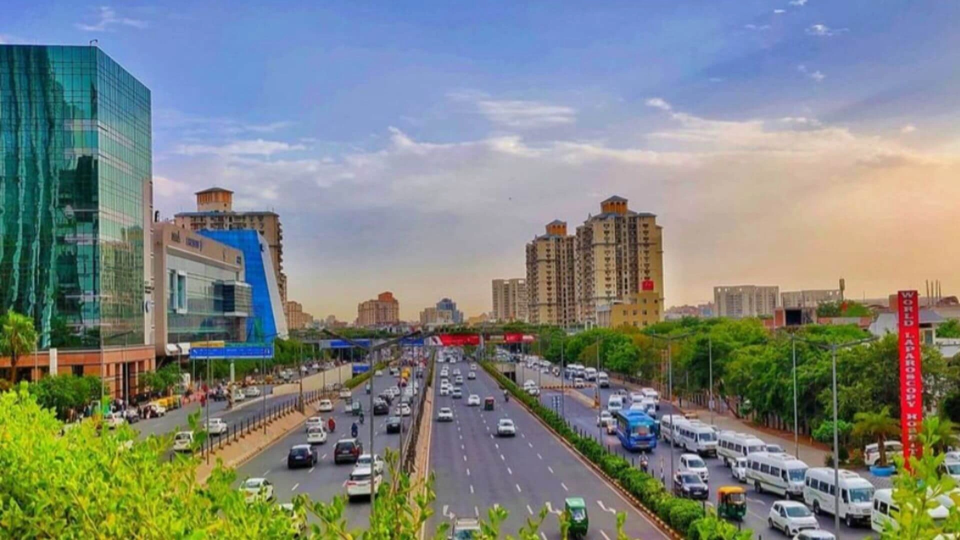 Executive chauffeur-driven car rental service in Gurgaon for corporate airport transfers and business travel