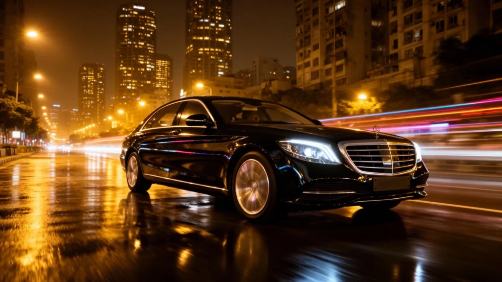Executive chauffeur-driven car rental service in Gurgaon Cyber City for corporate airport transfers and business travel